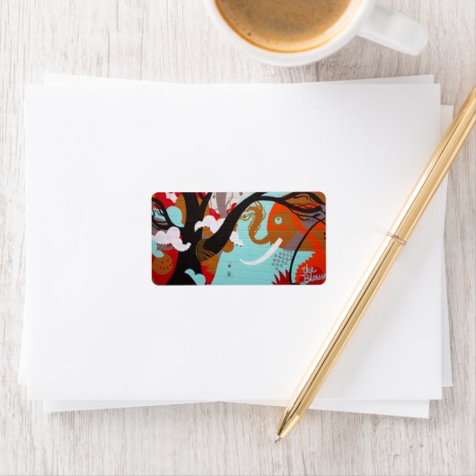 Graffiti Art Address Label (Insitu)