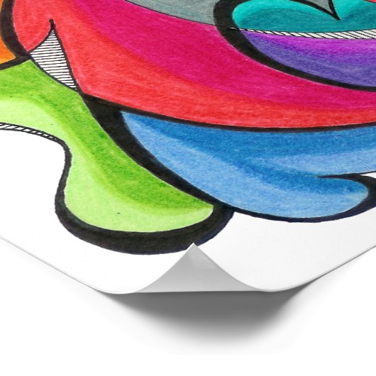 Graffiti Art afdrukken Poster (Hoek)