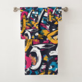 Graffiti Art Bad Handdoek (Insitu)