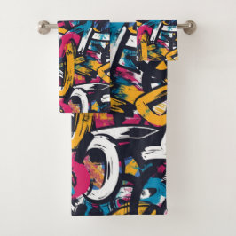 Graffiti Art Bad Handdoek