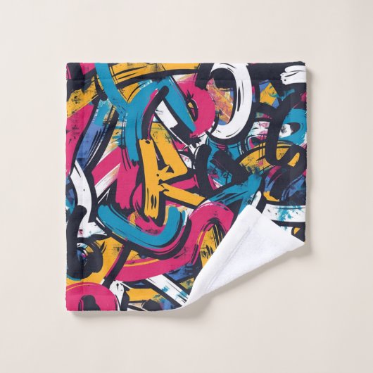 Graffiti Art Bad Handdoek (Wasdoekje)
