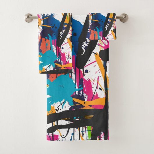 Graffiti Art Bad Handdoek (Insitu)