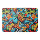 Graffiti Art Bath Mat (Voorkant)
