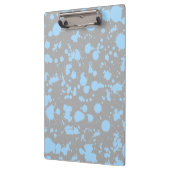 Graffiti Art Black en Blue 90s Splatter Paint Klembord (Links)