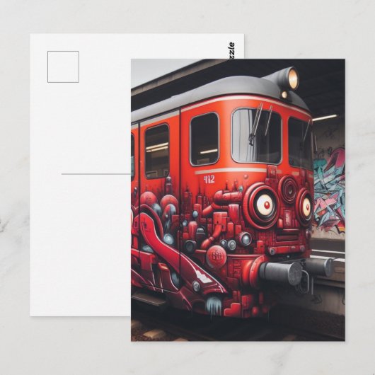 Graffiti Art Briefkaart (Voorkant / Achterkant)