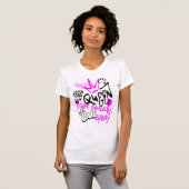Graffiti Art Bubble Letters T-shirt (Voorkant volledig)