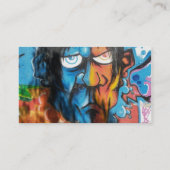 Graffiti Art Bumpersticker Visitekaartje (Achterkant)