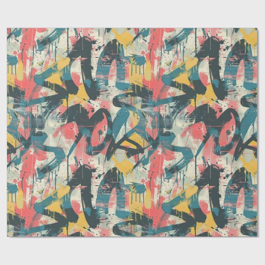 Graffiti Art Cadeaupapier (Vlak)
