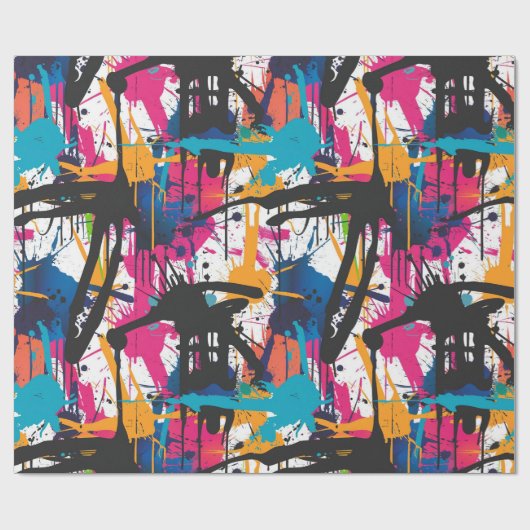 Graffiti Art Cadeaupapier (Vlak)