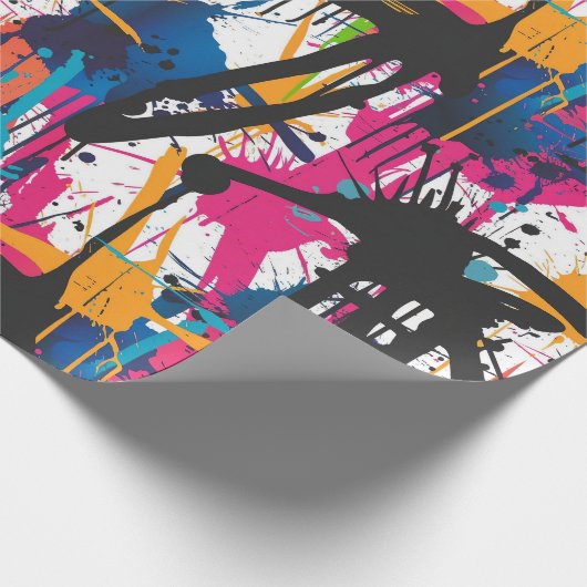 Graffiti Art Cadeaupapier (Hoek)