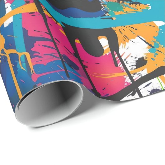 Graffiti Art Cadeaupapier (Rol Hoek)