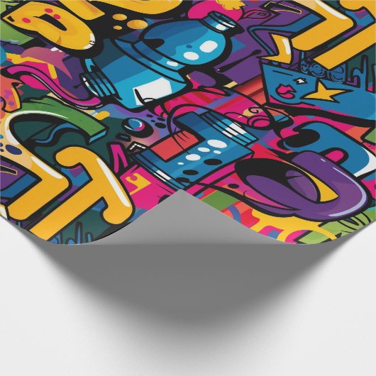 Graffiti Art Cadeaupapier (Hoek)
