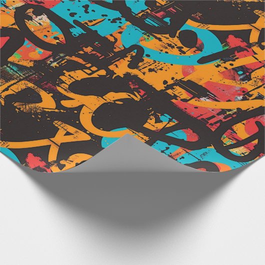 Graffiti Art Cadeaupapier (Hoek)