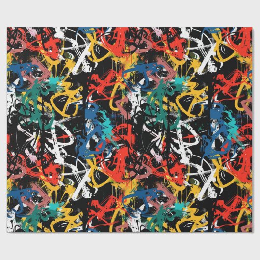 Graffiti Art Cadeaupapier (Vlak)
