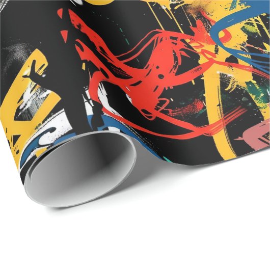 Graffiti Art Cadeaupapier (Rol Hoek)