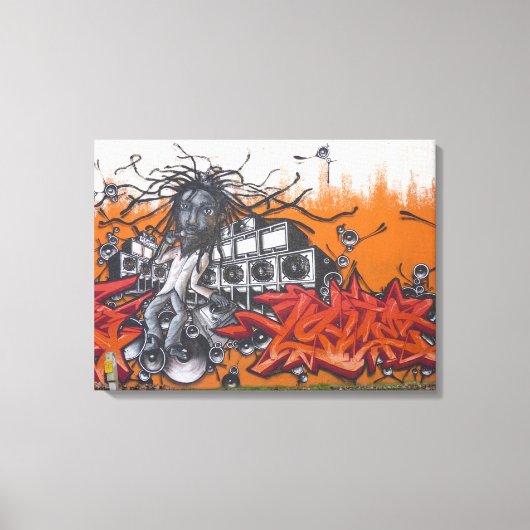 Graffiti Art Canvas Afdruk (Voorkant)