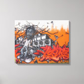 Graffiti Art Canvas Afdruk (Voorkant)