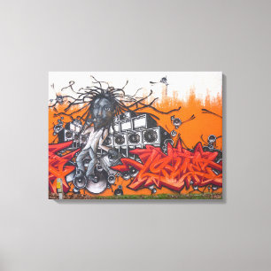 Graffiti Art Canvas Afdruk