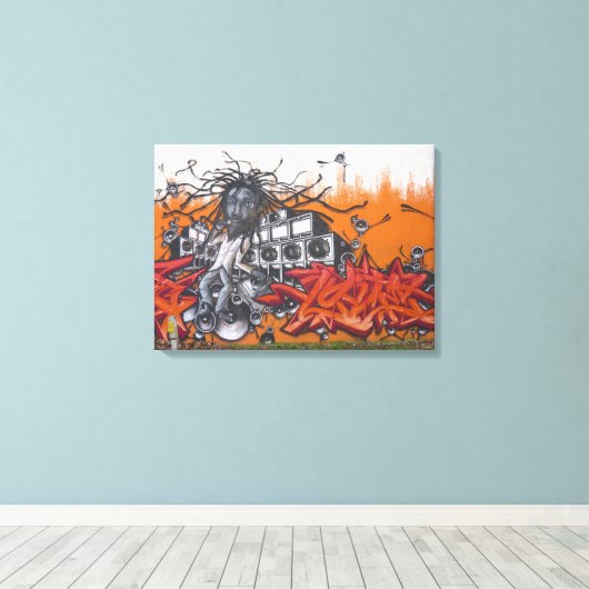 Graffiti Art Canvas Afdruk (Insitu (Houten vloer))