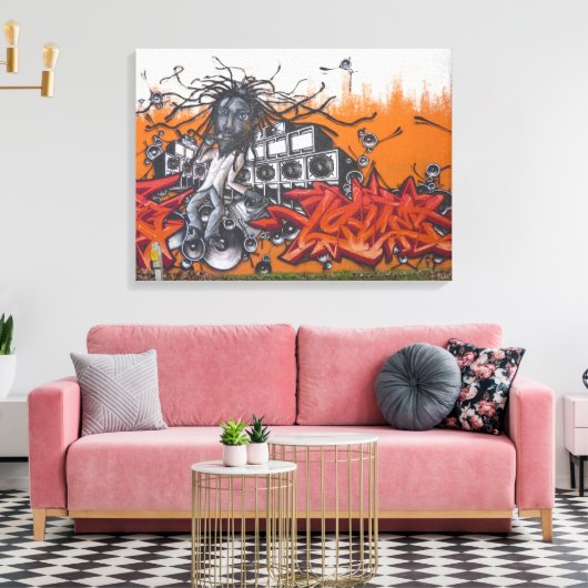 Graffiti Art Canvas Afdruk (Insitu (Woonkamer))