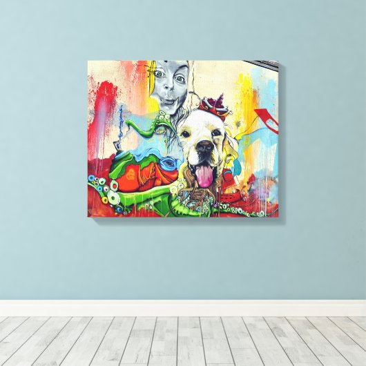 Graffiti Art Canvas Afdruk (Insitu (Houten vloer))