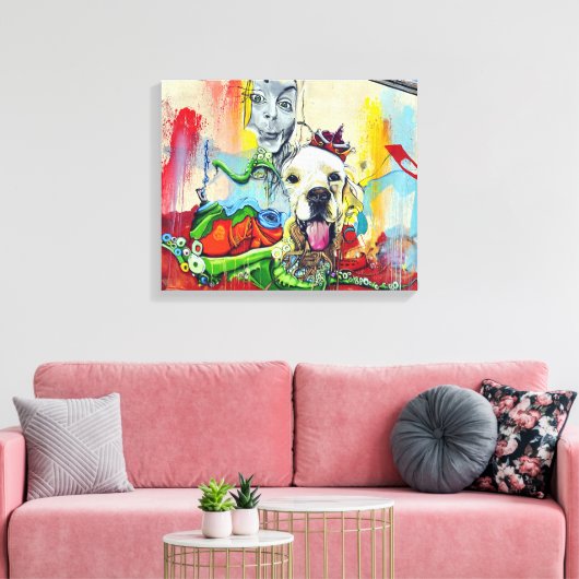 Graffiti Art Canvas Afdruk (Insitu (Woonkamer))