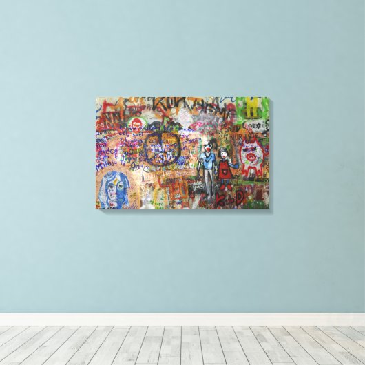 Graffiti Art Canvas Afdruk (Insitu (Houten vloer))