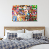 Graffiti Art Canvas Afdruk (Insitu (Slaapkamer))