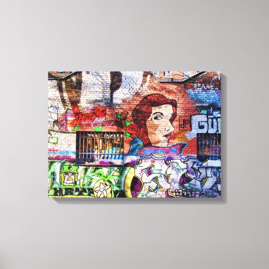 Graffiti Art Canvas Afdruk (Voorkant)