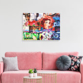 Graffiti Art Canvas Afdruk (Insitu (Woonkamer))