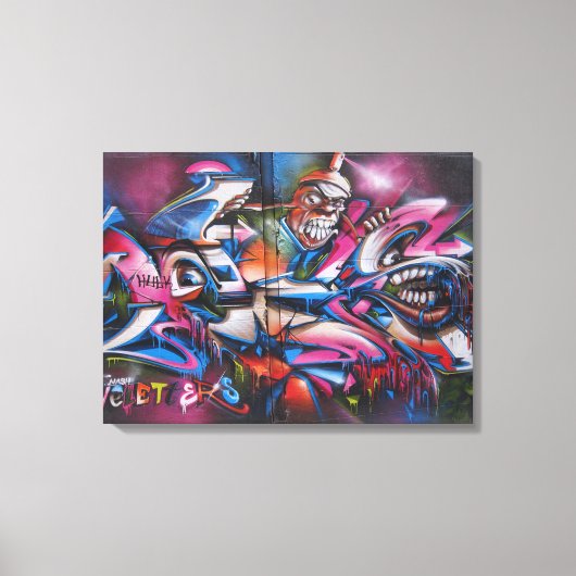 Graffiti Art Canvas Afdruk (Voorkant)