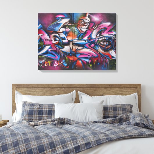 Graffiti Art Canvas Afdruk (Insitu (Slaapkamer))