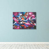 Graffiti Art Canvas Afdruk (Insitu (Houten vloer))