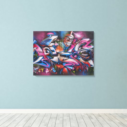 Graffiti Art Canvas Afdruk (Insitu (Houten vloer))