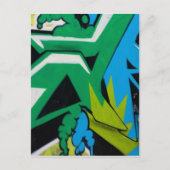 graffiti Art Design Briefkaart (Voorkant)