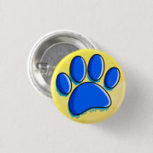 Graffiti Art Dog Paw Print Ronde Button 3,2 Cm (Voorkant /achterkant)