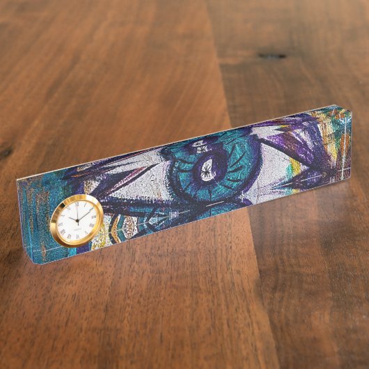 Graffiti Art Eye Naambordje (Zijkant)