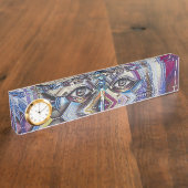 Graffiti Art Eyes Naambordje (Zijkant)