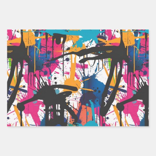 Graffiti Art Inpakpapier Vel (Voorkant 2)