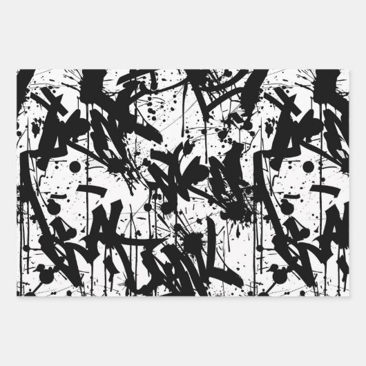 Graffiti Art Inpakpapier Vel (Voorkant)