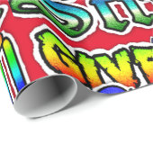 Graffiti Art Kleurrijk inpakpapier (Rol Hoek)