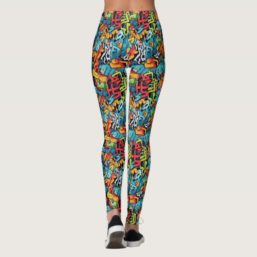 Graffiti Art Leggings (Achterkant)