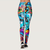 Graffiti Art Leggings (Achterkant)