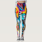 Graffiti Art Leggings (Voorkant)