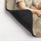 Graffiti Art of Young Girl Watering a City Tree Muismat (Hoek)