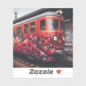 Graffiti Art op maat gesneden vinyl Sticker (Vel)