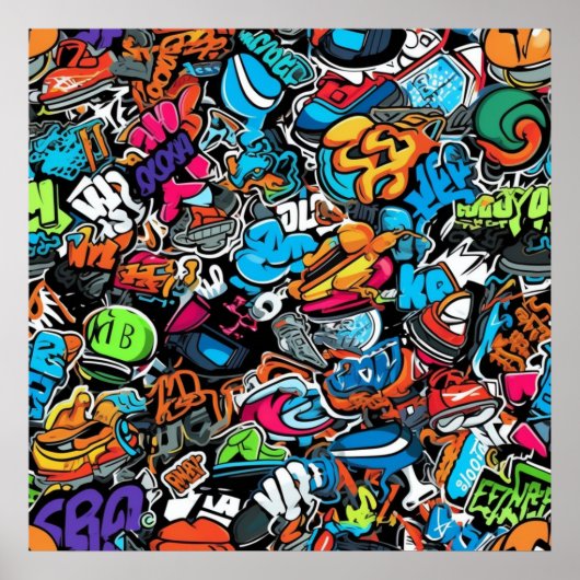 Graffiti Art Poster (Voorkant)