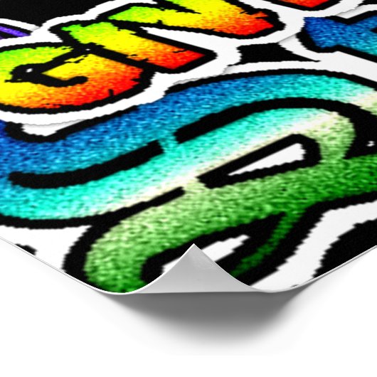 Graffiti Art Poster (Hoek)