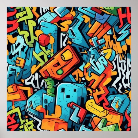 Graffiti Art Poster (Voorkant)