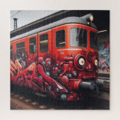 Graffiti Art puzzel Legpuzzel (Verticaal)